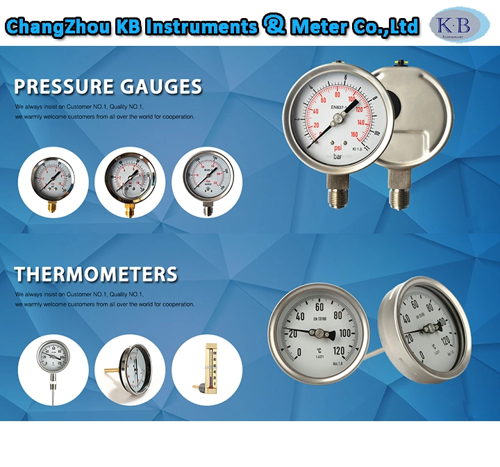 Low Temperature Resistance 63mm 2.5inch 75mm 3 Inch Refrigerant Refrigeration Pressure Gauges