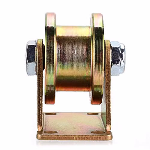 Roda de rodízio com rolamentos únicos Ylcaster U/V/H/Y ranhura interna da roda de portão deslizante H ranhura rolamento de esferas rolos de pista